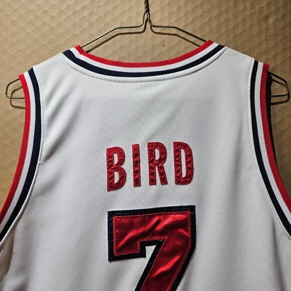 Nike Team Larry Bird USA  Olympic 7 Nike Dream Team Gold Vintage Jersey Size M - Picture 8 of 11